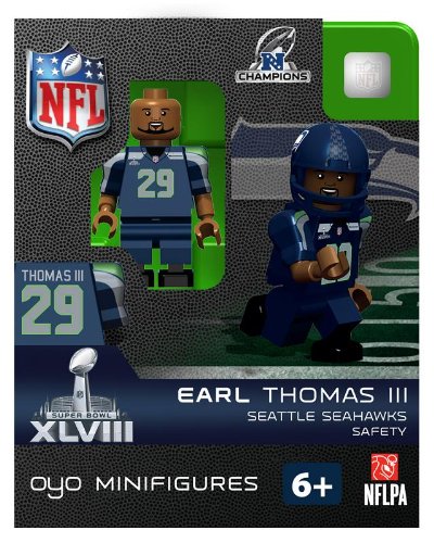 NFL Seattle Seahawks Earl Thomas Toy Figure