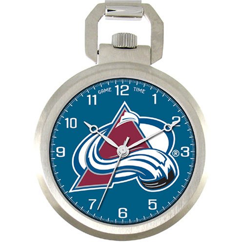Buy Game Time Mens NHL Colorado Avalanche Pocket Watch #NHL-PW-COL by Game Time