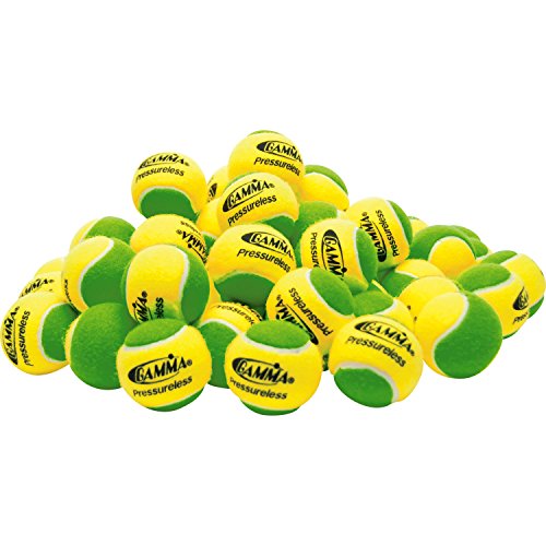 Gamma 60 Pack Pressureless Tennis Balls (Yellow/Green)