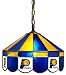 Imperial Indiana Pacers Licensed 16-Inch Diameter Stained Glass Pub Light
