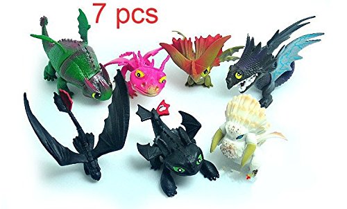 How to Train Your Dragon 2 Toothless Power Dragon 7pcs
