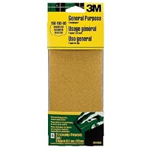 3M 9019 General Purpose Sandpaper Sheets, 3-2/3-Inch by 9-Inch, Assorted Grit
