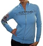 ED HARDY Christian Audigier Tiger Womens Track Jacket Shirt