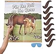 Pin the Tail on the Horse Game Set