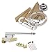 American Shifter 341001 Shifter Kit (6" E Brake Cable Clamp Trim Kit Dipstick 727 For C7945)