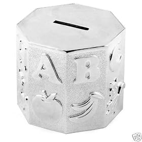 Child's Alphabet Money Box Personalised Free