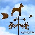 MINIATURE PINSCHER Dog Weathervane