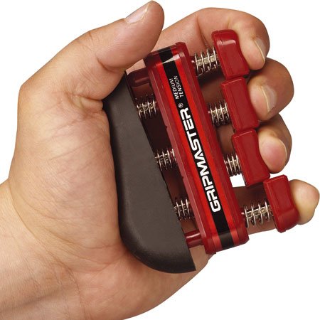 Childrens Toyshop  Sporting Goods : GRIPMASTER, Pro Hand and Finger Exerciser: Medium, Red