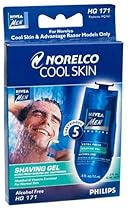 Philips Norelco HQ171 Cool Skin Nivea for Men Gel Replacement Cartridge, 5 Cartridges (Pack of 3)