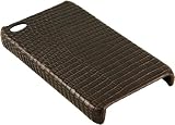 Genuine Lizard Leather iPhone 4 / 4S Clip on Case - Brown