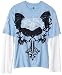 Blac Label Boys 8-20 Blipp Skull Slider,Blue,L (14/16)