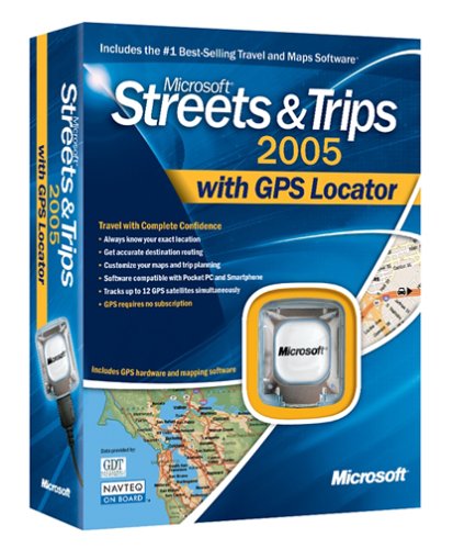 Microsoft Streets and Trips 2005 GPS [Old Version]