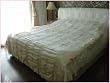Elegant White Handcrochet/crossstitch 3pc Bed Sheet Set