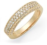 .61ctw Round Diamond 14k Yellow Gold Wedding Band (SI1/2, H-I)