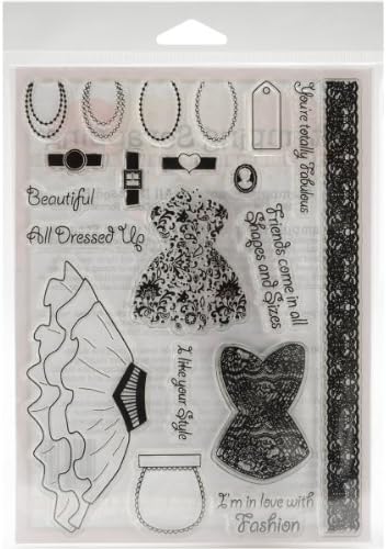 Stamping Scrapping Spellbinders Matching Clear Stamps All Dressed Up