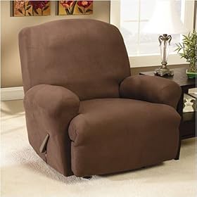 Sure Fit 0472933512 Stretch Suede Recliner Slipcover
