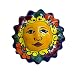 Talavera Sun Face with Rays Wall Decor, Small - Assorted Colors