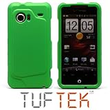 TUF TEK Bright Green Hard Soft-Touch Rubberized Plastic Skin Cover Case for ....