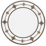 Lenox Vintage Jewel Platinum Banded Bone China 9 Accent Plate
