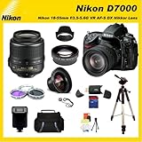 Nikon D7000 16.2MP DX-Format CMOS Digital SLR with 3.0-Inch LCD with Nikon  ....