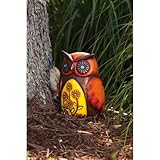 Jeweled Owl Garden Statuary