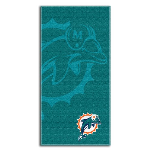 Miami Dolphins Fiber Reactive Beach Towel
