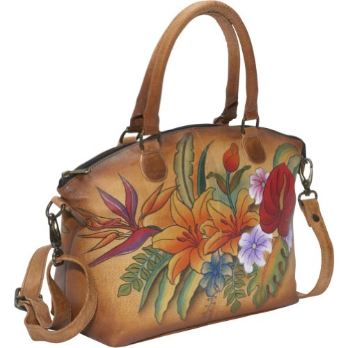 Anuschka Medium Convertible Satchel Tropical Paradise