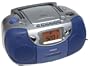 Casio CD410SB CD Boombox with AM/FM and Cassette Recorder with Wireless Remote