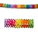 Girlande bunt Fandango 6 Meter schwer entflammbar &Oslash; ca. 13 cm