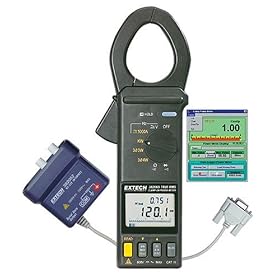 Extech 382068 1000 Ampere True RMS Power Datalogger with RS232 Computer Interface
