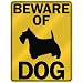 terrier48  - BEWARE OF SCOTTISH TERRIER PARKING SIGN DOG