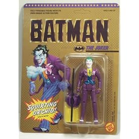 Batman Squirting Orchid the Joker Action Figure 1989 by Batman