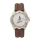Oakland Athletics AllStar Watch - Mens Leather Band - B000EN25SS