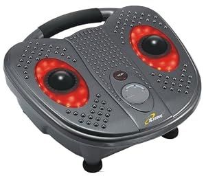 Iliving Ilg927 Deep Tissue Vibration Foot Massager, Grey