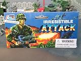 DELUXE TWIN PACK 28 PIECES TOTAL: IRRESISTABLE ATTACK TOY ARMY MEN PLASTIC MILITARY SOLDIER PLAYSET