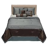 Review Home Fashion International  / - Mercury Cosmopolitan 7-pc. Comforter Set - King