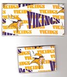 Checkbook Cover Debit Set NFL Minnesota Vikings White
