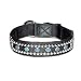 Bravo Jewel nbsp Stud Dog Collar model 118NFSJ (Black, 1.5 in. wide and 20 in. long)