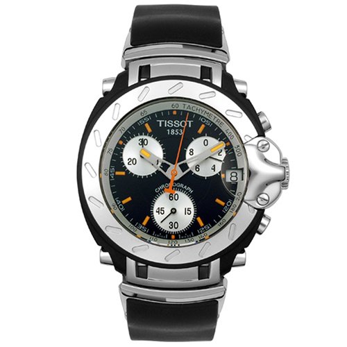 Tissot Men's T Sport T Race Chronograph Black Rubber Watch #T90.4.496.51