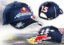 Neue Driver Cap Fahrer M&uuml;tze Sebastian Vettel Red Bull Racing Kappe C&auml;ppy