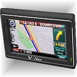 511DTM%2B8jcL. SL160  V4309 V Nav Black Portable GPS Navigation Unit with 4.3 TFT Touchscreen LCD, MP3/MP4 Playback