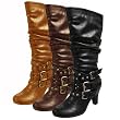 Journee Collection Slouchy Multi-buckle Boot Journee Collection Slouchy Multi-buckle Boot