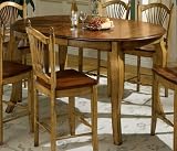 Calais Oval Counter Height Butterfly Leg Table