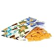 Itzy Ritzy 2 Count Snack Happened Mini Reusable Snack Bag, Funky Monkey Remix