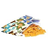 Itzy Ritzy 2 Count Snack Happened Mini Reusable Snack Bag, Funky Monkey Remix