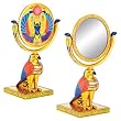 Horus Sun Disk Mirror - Cold Cast Resin - 13.25" Height