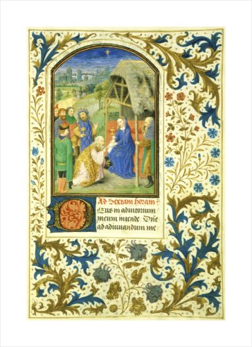 The Adoration of the Magi: Book of Hours (Detail) by Simon Marmion,18.9 in. x 26 in.