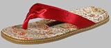 Tatami Zehensteg   Aoki   aus Textil in ming red mit schmalem Fussbett