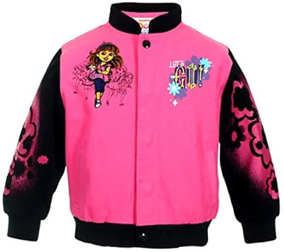 Girl's Dora Best Friends Snap-Up Jacket
