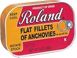 Roland Anchovy Fillets In Olive Oil, 14-Ounce Can (Pack of 2)